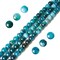 100pcs 6mm Apatite Beads Natural Gemstone Beads Round Loose Beads for Jewelry Making